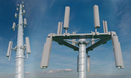 Two Monopole Towers