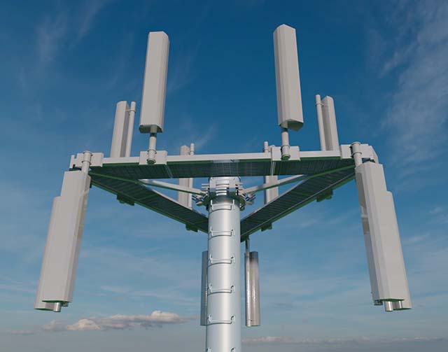 Monopole Tower Top